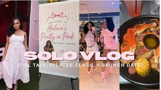 WELLNESS VLOG: learning myself again outside of motherhood, Pilates, brunch date with @UniqueLáshea 