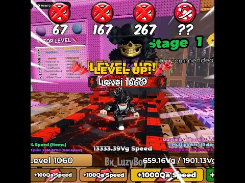 Can I Beat This Stage With INF SPEED? 😱 #roblox #keyboardescape
