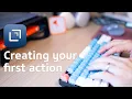 Creating your first action in Drafts