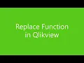 Replace Function in Qlik