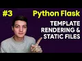 Flask Tutorial Template Rendering Using Static Files Python Tutorial