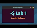 Lab 1 - Learning Markdown