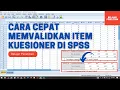 Download Lagu Cara Memvalidkan Kuesioner Yang Tidak Valid di SPSS