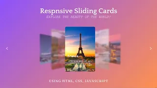 How to Build a Stunning Card Slider with HTML CSS JavaScript Responsive Card Slider Tutorial