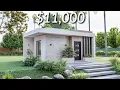 6x7 Meters Modern Tiny House Design 1 Bedroom House Tour