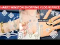 Download Lagu HARRY WINSTON SHOPPING VLOG w price | Harry winston diamond loop pendant, lily cluster etc