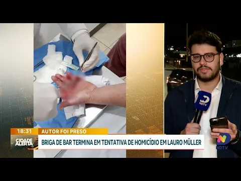 Briga de bar em Lauro Müller termina em tentativa de homicídio