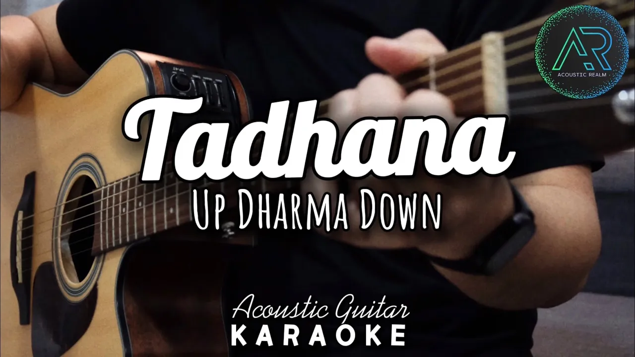 Tadhana by Up Dharma Down | Acoustic Guitar Karaoke | Singalong | Instrumental | No Vocals