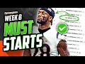 20 MUST Start Players for Week 8 2023 Fantasy Football