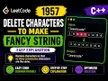 LeetCode 1957 Easy Solution Delete Characters to Make Fancy String