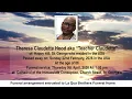 MTV OBITUARIES FOR TUESDAY 7TH APRIL 2026