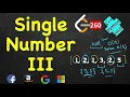 Single Number iii LeetCode 260 C Java Python3