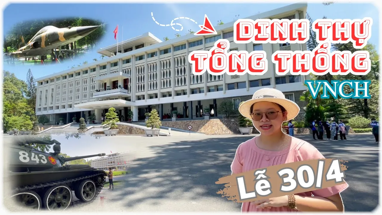 Outline Video Tham Quan DINH ĐỘC LẬP Trước LỄ 30/4 | Khám phá Di tích quốc gia đặc biệt #dulichsaigon