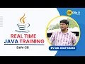 JAVA Real Time Training - Day 20 API Documentation Eclipse IDE Setup By Dilip IT Academy