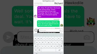 unikitty spoils her big christmas surprise part 1 textingstory video 