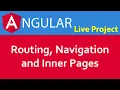 Create Project in Angular 9 in Hindi Create Routing Navigation and Inner Pages