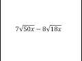Subtract Square Expressions with a Variable - Simplifying Required