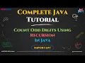 Count Odd Digits Using Recursion in Java Step-by-Step Tutorial Master Recursion in Java