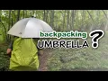 Should you bring an umbrella backpacking