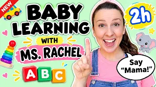 Ms Rachel Baby Learning! First Words, Animal Sounds, ABCs & Numbers for Toddlers - Baby Videos