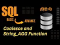 Coalesce Function String Aggregator Function SQL Tutorials