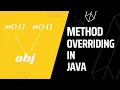 Method overriding in java with example Core java interview questions