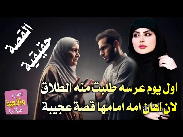 ⁣قصة العريس الذي طلبت منه زوجته ان يطلقها بأول يوم من عرسه والسبب لان اهانه امه امامها ؟ قصة حقيقية