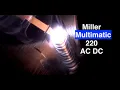 Miller Multimatic 220 Review of TIG Functions