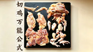 从整鸡分解到完整去骨，一套搞定鸡肉改刀丨切鸡万能公式