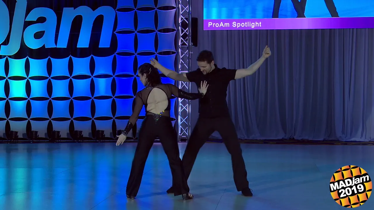 MADjam 2019 Pro Am Spotlight Follower Laetitia De Sousa with Phillipe Berne