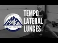 Tempo Lateral Lunge
