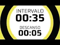 TIMER 35 second with 5 seconds break No music