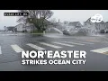 Nor easter brings wild weather to Ocean City drawing crowds and cutting car show short