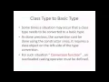 Operator Overloading and Conversion Constructors