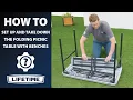 How to Set Up and Take Down a Folding Picnic Table with Benches Lifetime How To