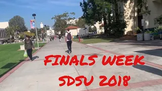 SDSU day in the life Finals Week