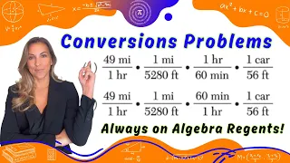 Conversion Questions ALWAYS on the Algebra 1 Regents