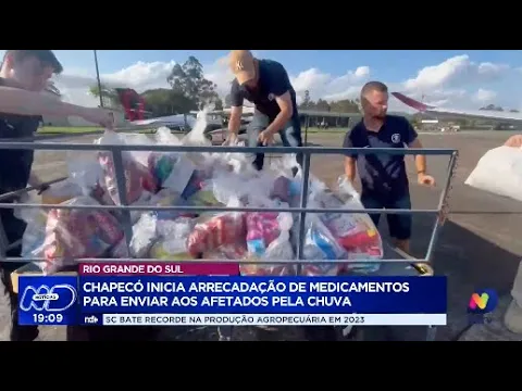 Solidariedade em ação: Chapecó arrecada medicamentos para vítimas das enchentes no RS