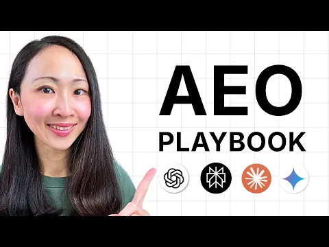 How to Get AI to Recommend Your Brand in 16 minutes | AEO Playbook video thumbnail