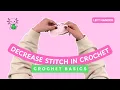 How to Decrease Crochet Stitch dec Left Handed