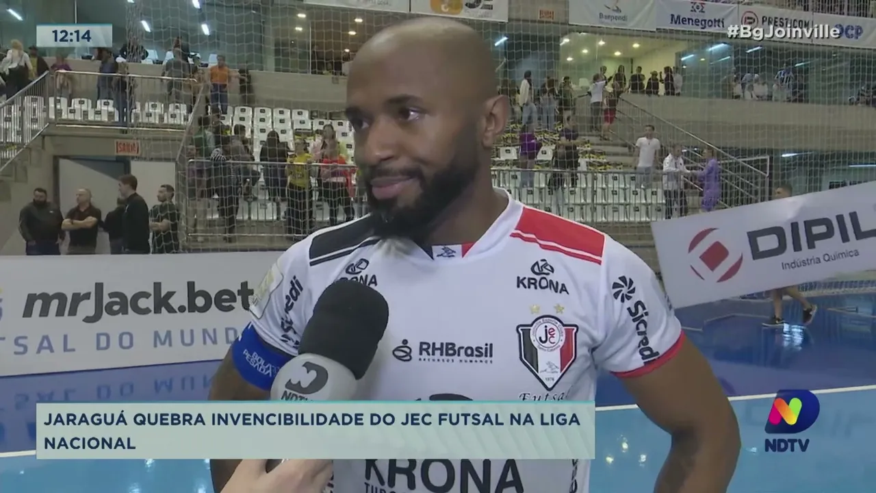 Jaraguá quebra invencibilidade do JEC Futsal na Liga Nacional