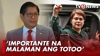 Pres. Bongbong Marcos, itinangging nasa likod ng umano’y paninira kay VP Sara