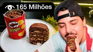 fiz as RECEITAS VIRAIS mais ABSURDAS da internet