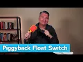 Piggyback Sump Pump Float Switch for Sump Pumps and Grinders