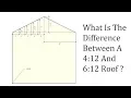 What s The Difference Between 4 12 And 6 12 Roofs - Construction Math