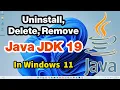 How to Completely Uninstall Delete or Remove Java JDK in Windows 11