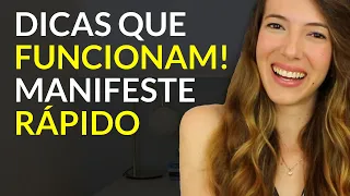 5 dicas para ATRAIR seus Desejos MAIS RÁPIDO - Lei da Atração