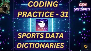 Coding Practice 31 Sports Data CCBP NxtWave CCBP 4 0 Python Coding Python