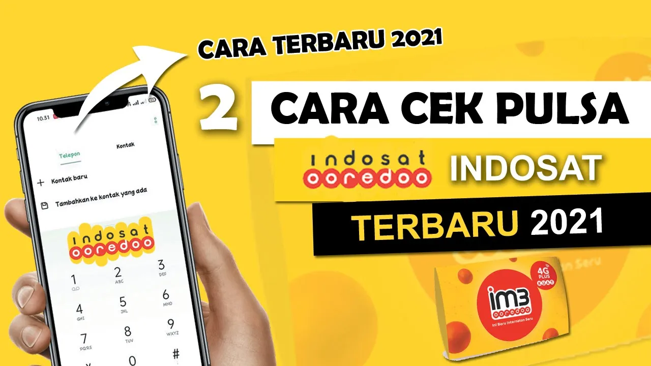 Cara cek Pulsa indosat Pascabayar #indosat