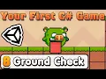 Unity C Basic Part 8 best Ground Check any 2D 3D games
